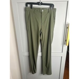 PacSun Slim Chino Pants Olive Green Mens 29x30 Viscose Blend Stretch 133H0225105